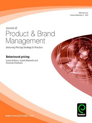 cover image of Journal of Product & Brand Management, Volume 18, Issue 7